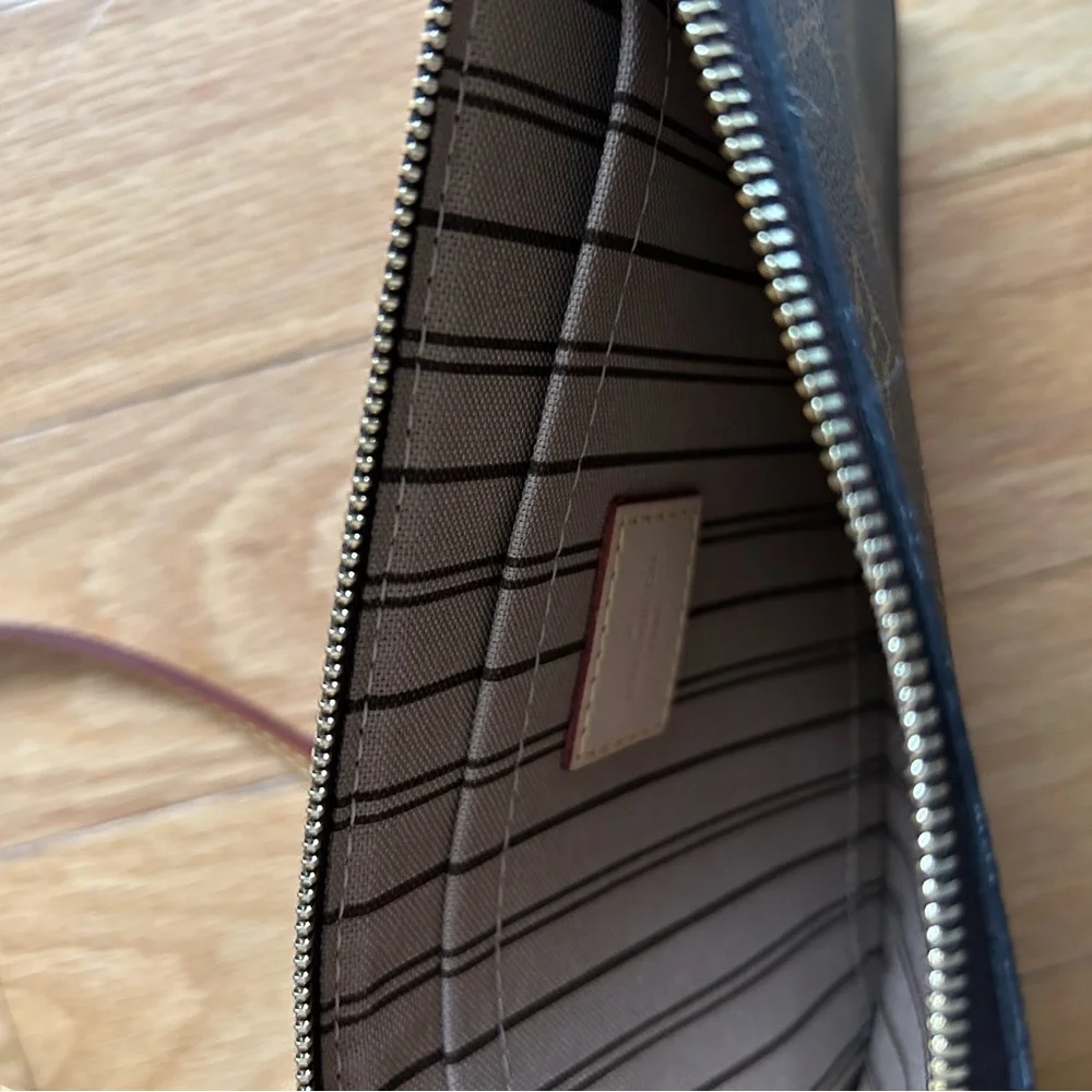 Louis Vuitton neverful Never full MM Dark Brown Monogram Tote - Picture 9 of 11